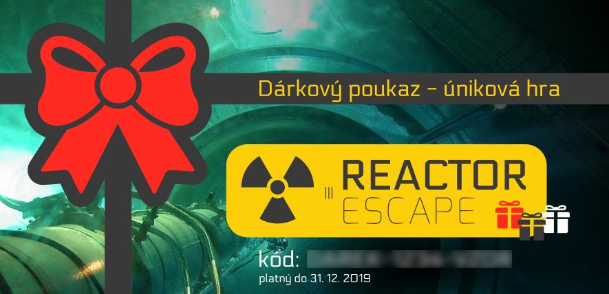 Dárkový poukaz Reactor Escape